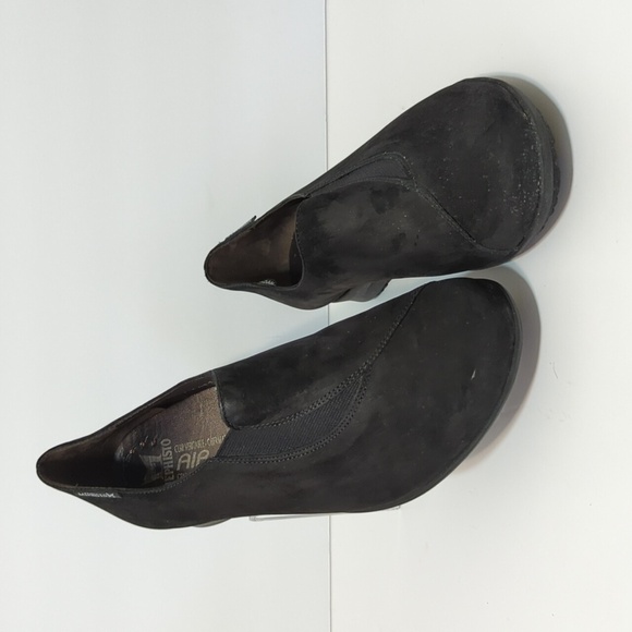 Mephisto black suede AirJet Figura slip-on loafer woman's size 7.5 - Picture 1 of 10